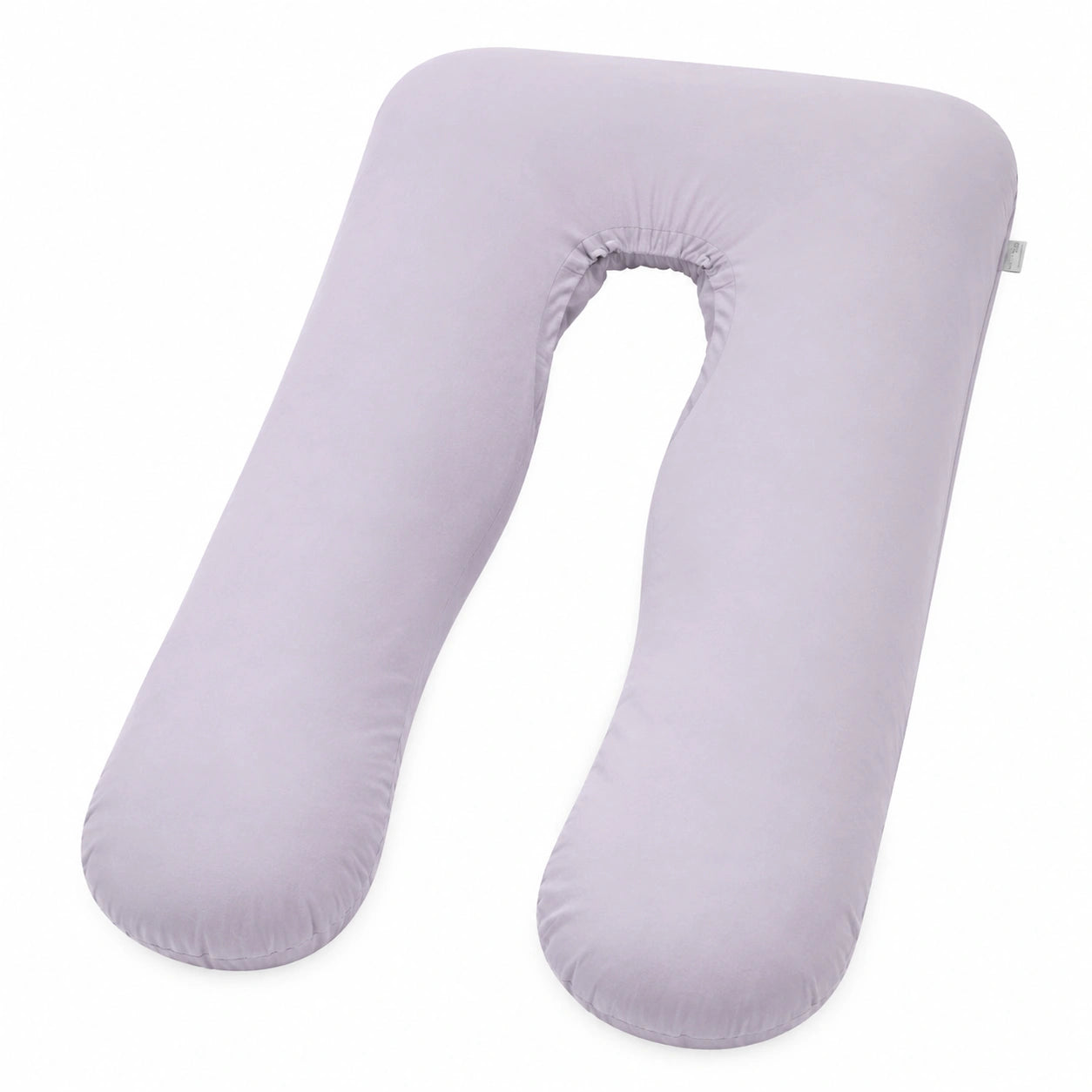 Cuscino gravidanza a U 145 cm imbottito lilla per supporto corpo
